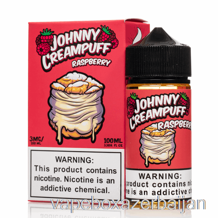 Vape Azerbaijan Raspberry - Johnny Creampuff - 100mL 0mg